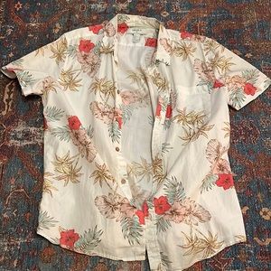 Floral button up